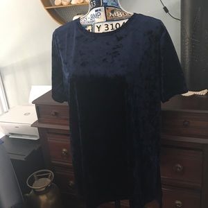 Lane Bryant velvet Top